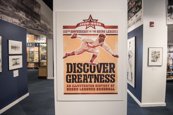 Poster for the Discovering Greatness exhibition
