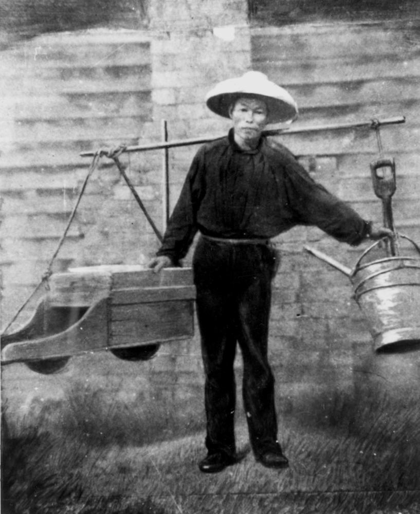 Chinese gold miner, mid-19th Century